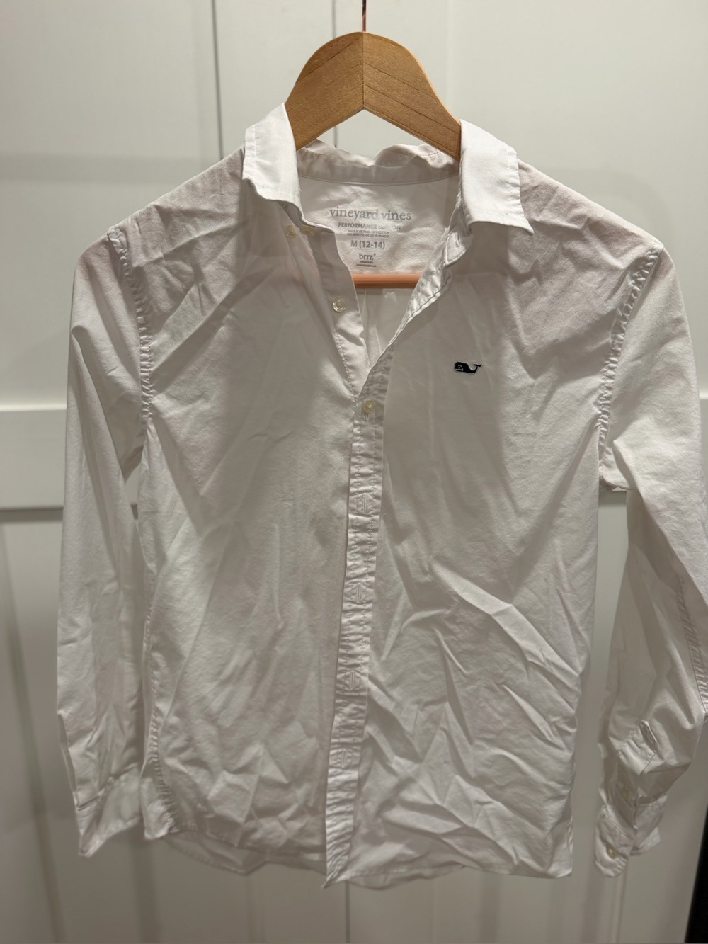 Vineyard Vines Classic Whaletail Performance Oxford Shirt - White